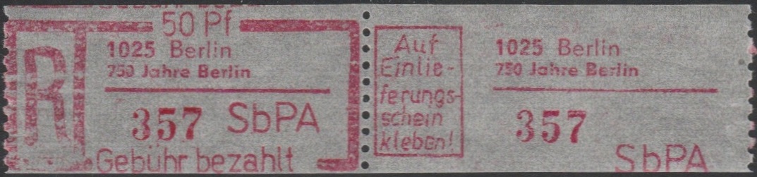 1025-750 (1a+) mit Anschnitt